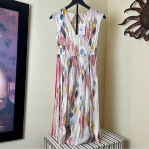 Roxy White Multicolor Maxi Dress